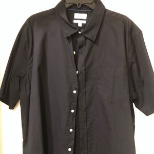 Mens casual short sleeve button down